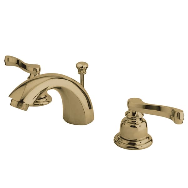 KB8952FL Mini-Widespread Bathroom Faucet, Polished Brass
